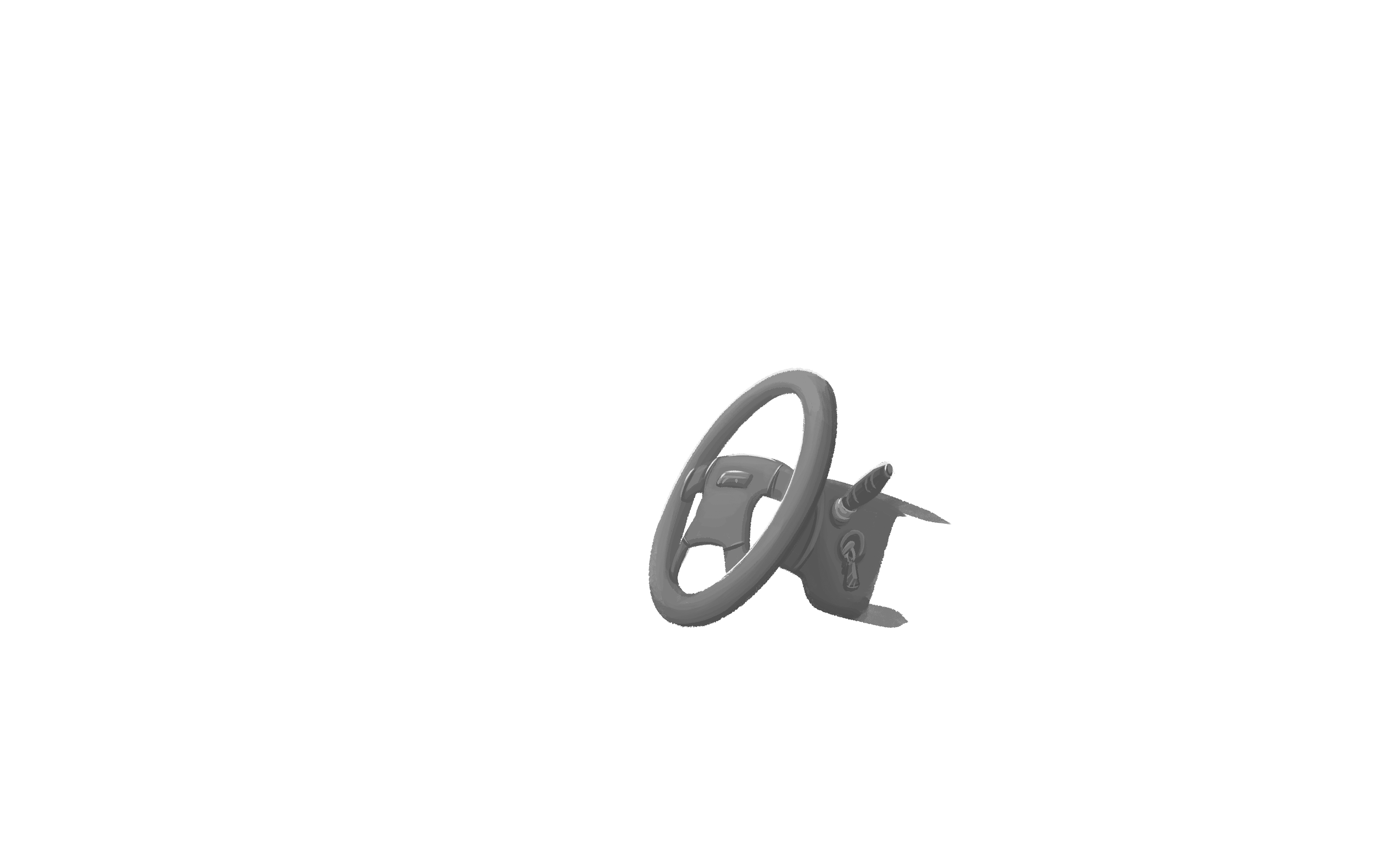 S23 Midground Car Steering Wheel