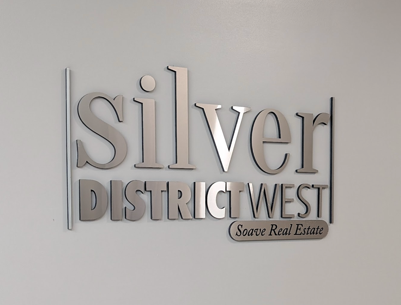 Silver District West Community logo designed by Lauren Malik Ludwig