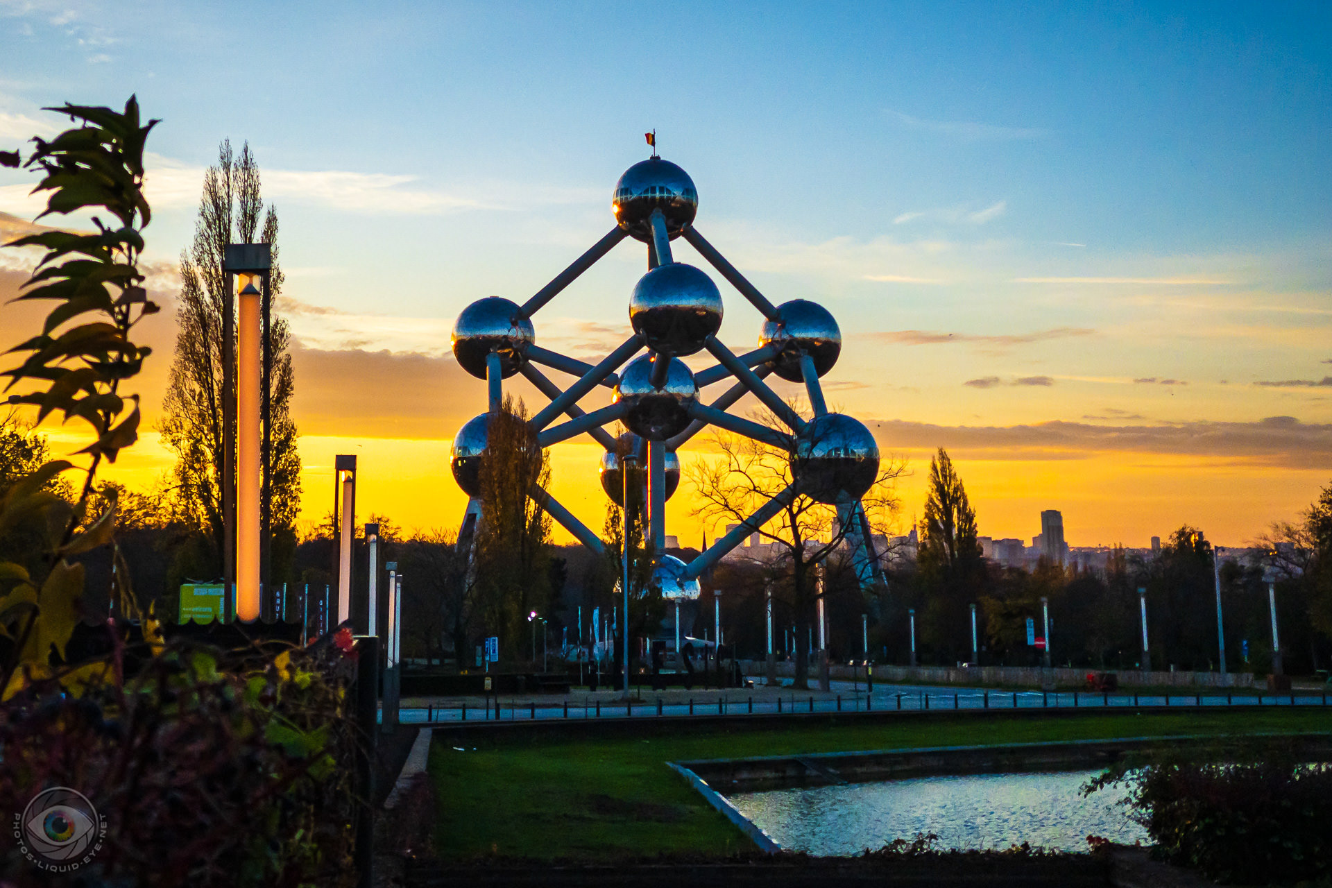 Atomium Sunset