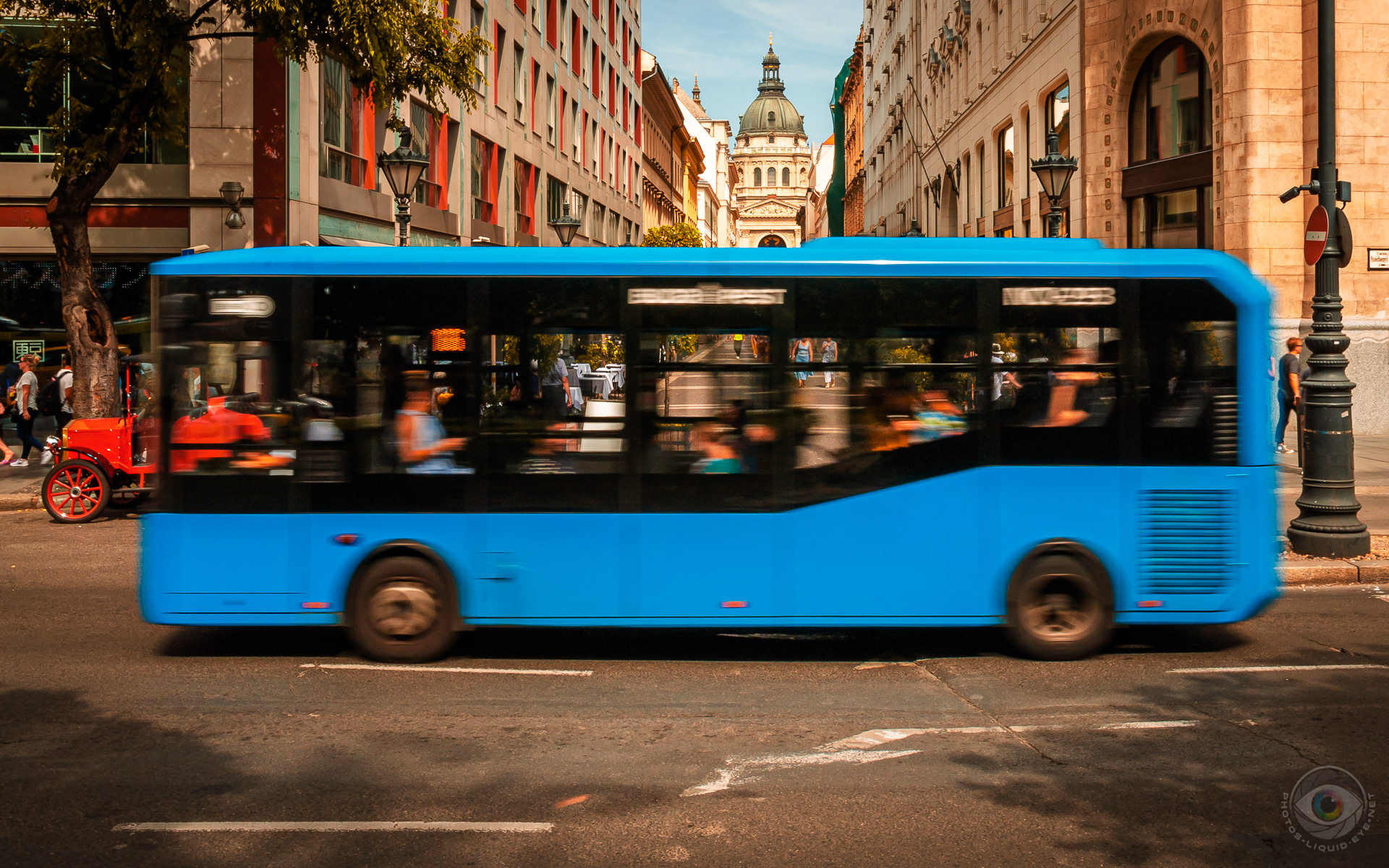 Budapest Bus Blur
