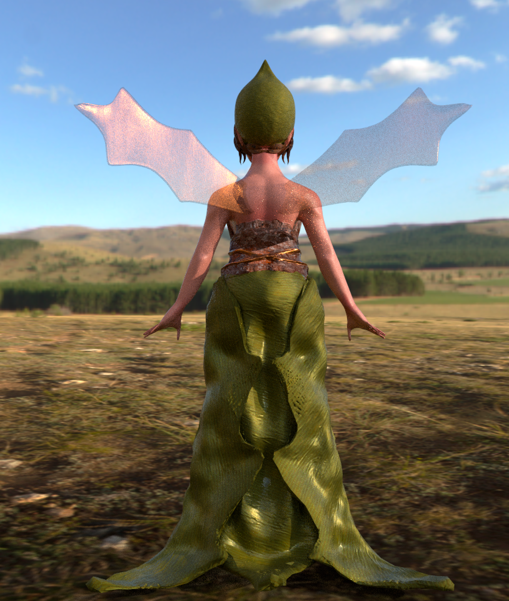 Holly Fairy Back