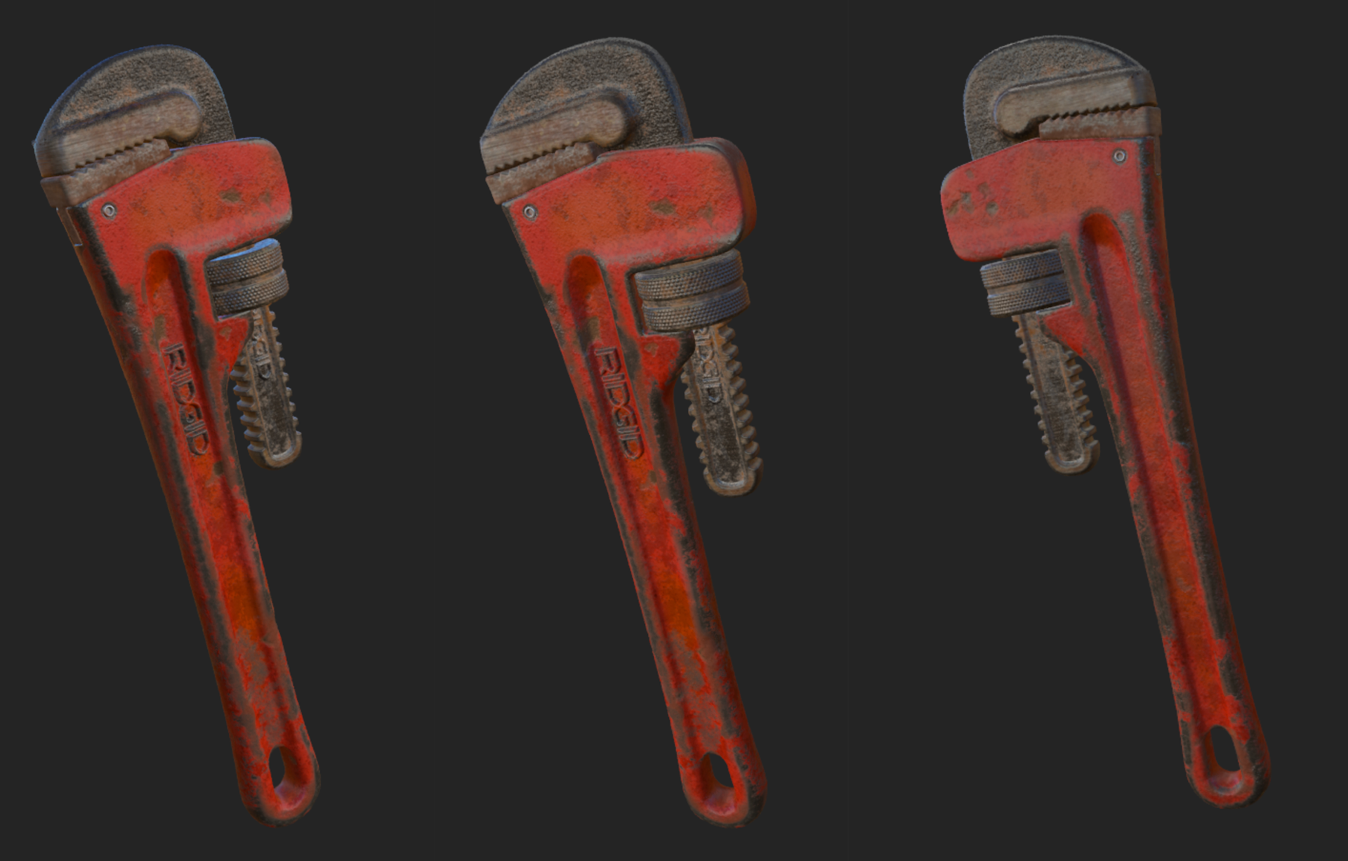 Metal Wrench - Substance Painter 2024
