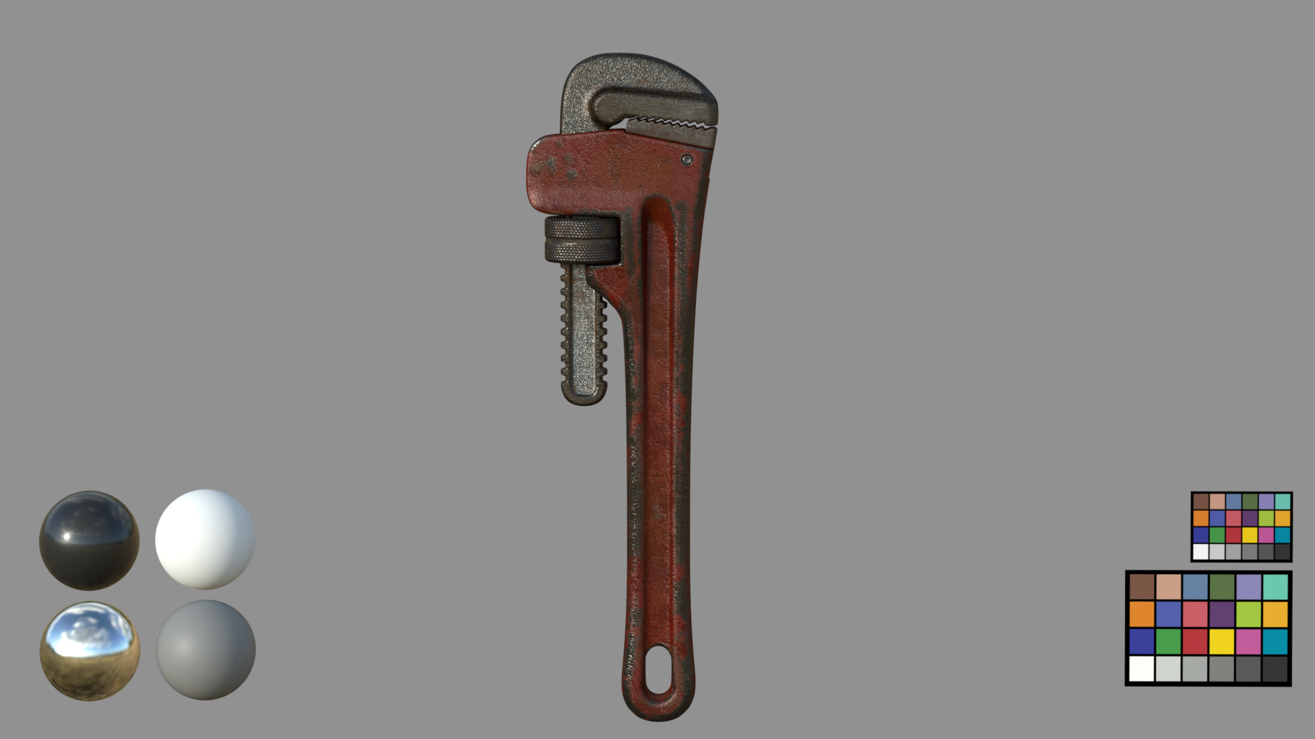 Metal Wrench - Substance Painter/Renderman