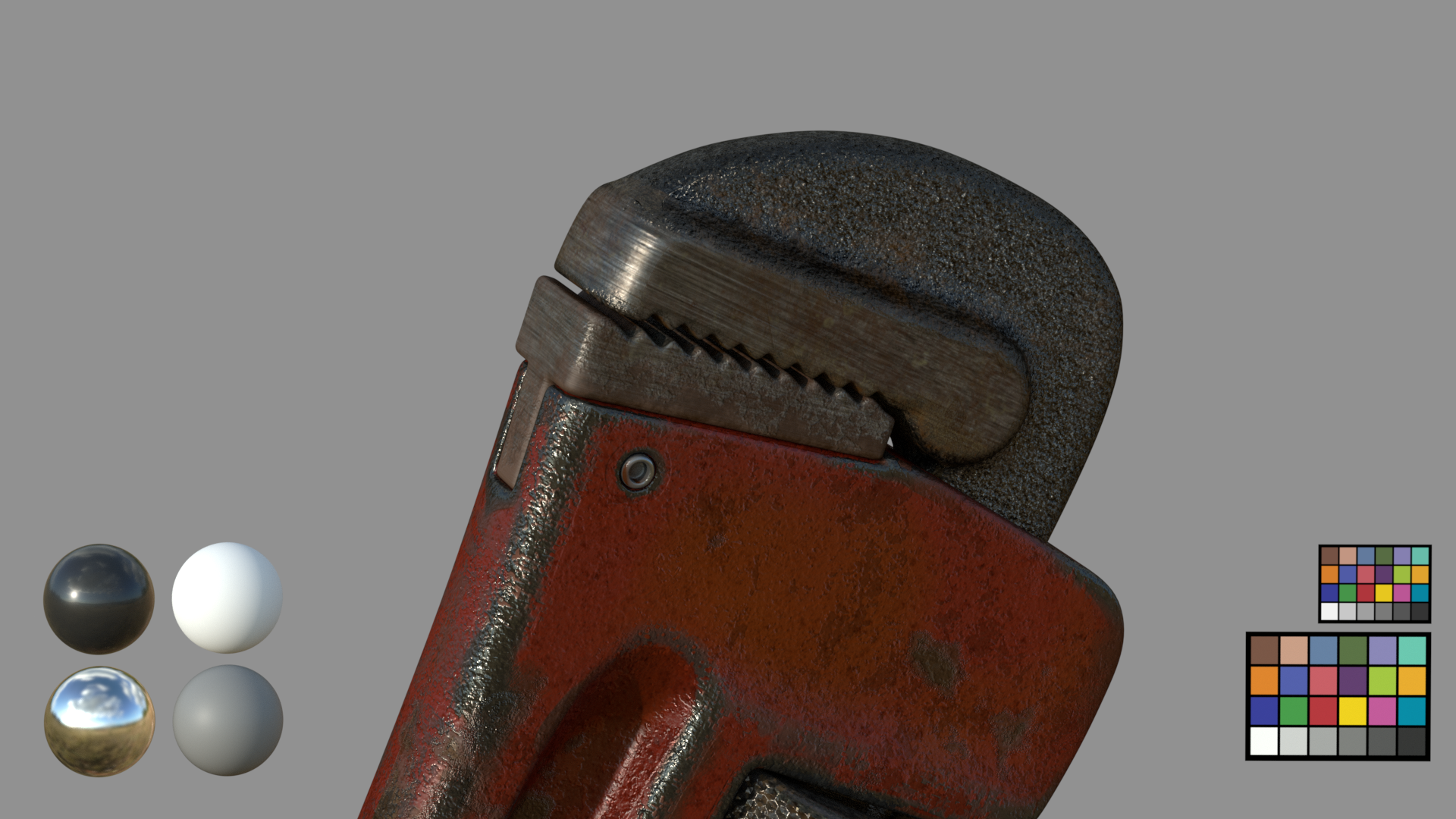 Metal Wrench - Substance Painter/Renderman