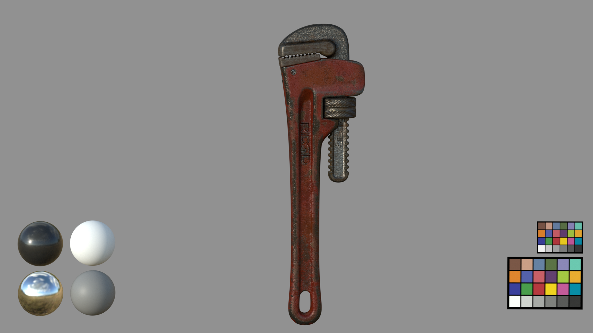 Metal Wrench - Substance Painter/Renderman