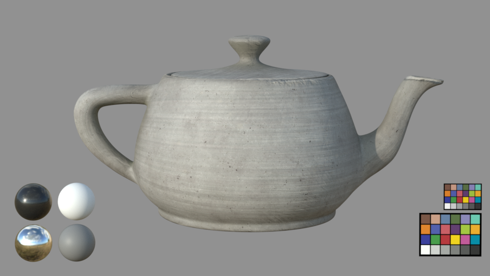 Ceramic Teapot - Renderman 2024