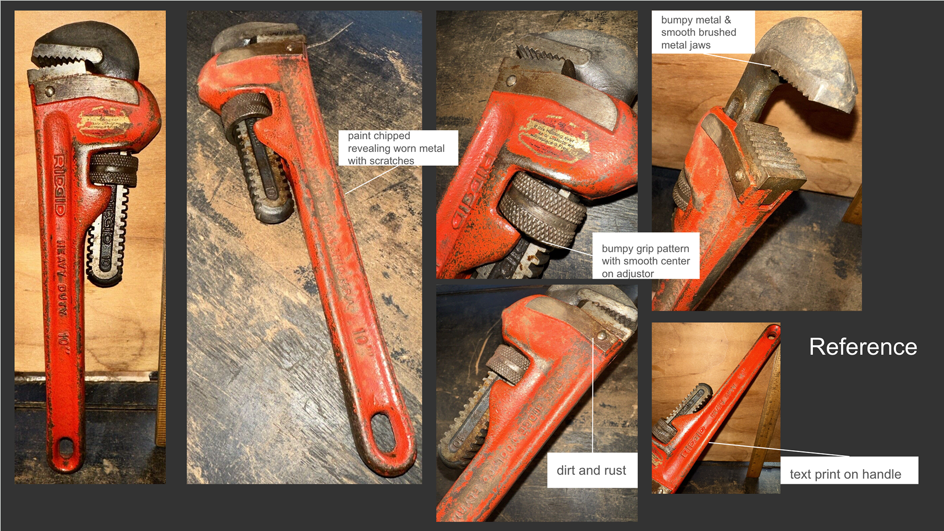 Metal Wrench Callout Sheet