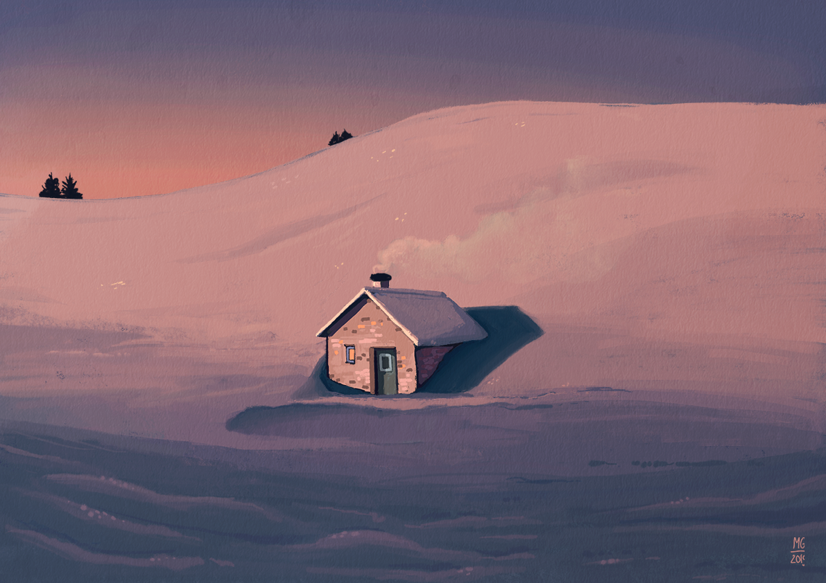 Cabin in the Snow