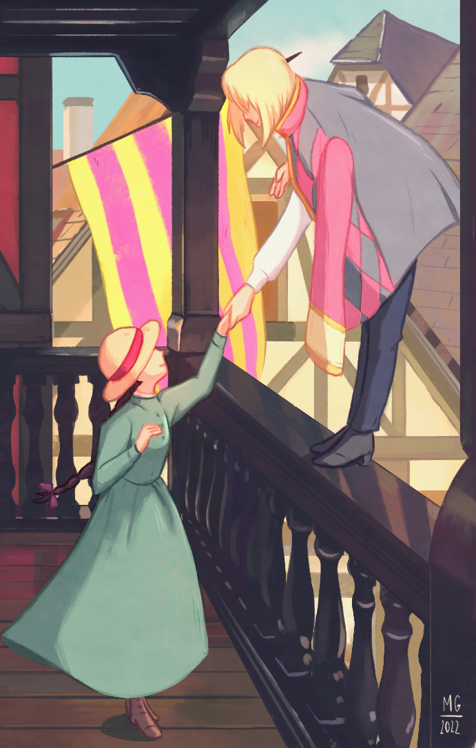 Sophie and Howl, from Howl's Moving Castle
