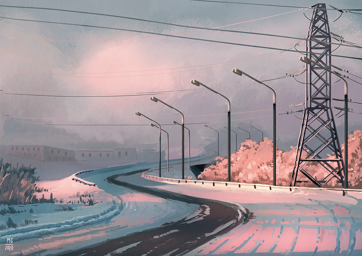 Snowy Road
