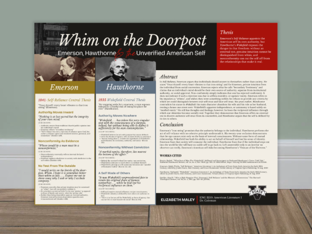 American Lit I - Final Poster