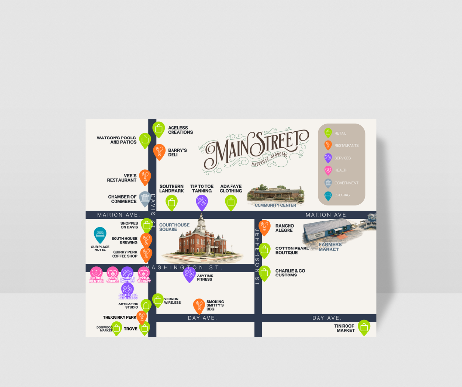 Nashville Govt Internship Map