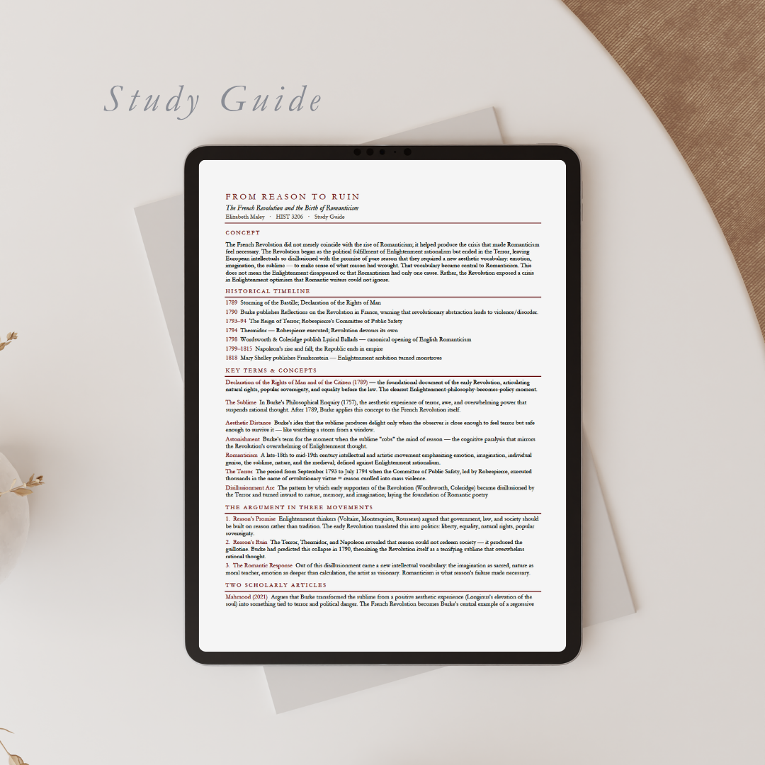 French Revolution // Final Presentation, Study Guide