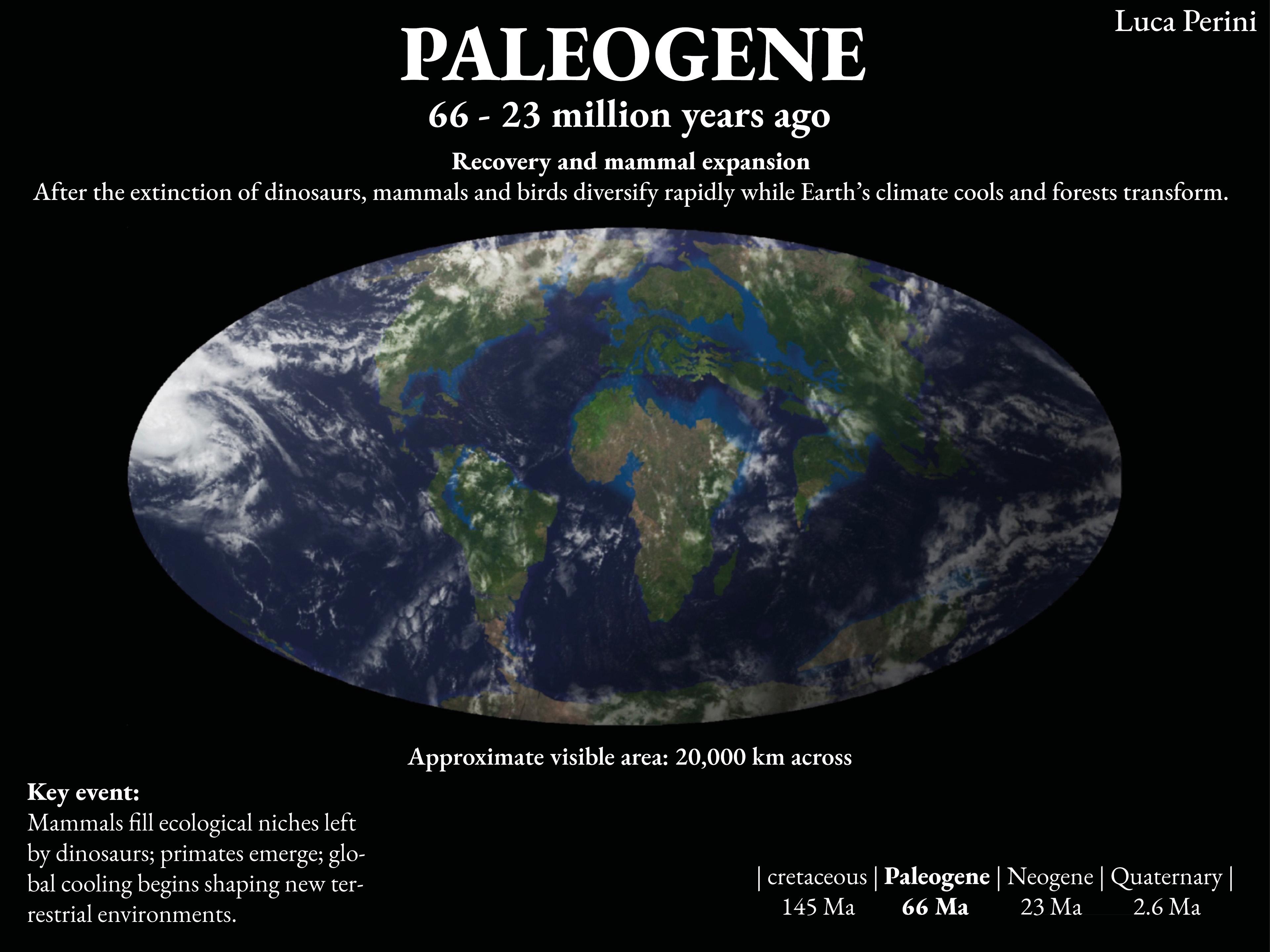 Paleogene World Map