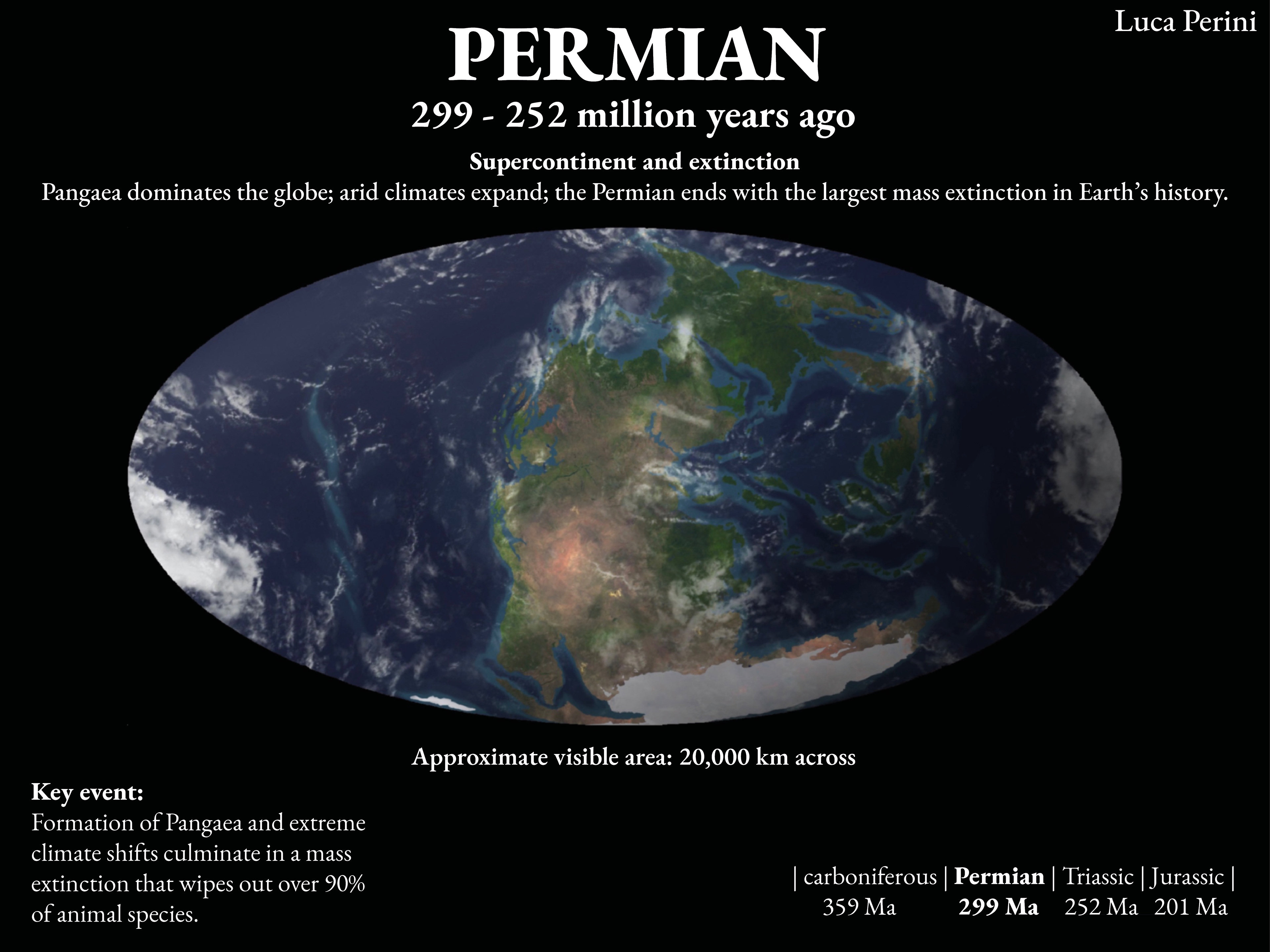 Permian World Map