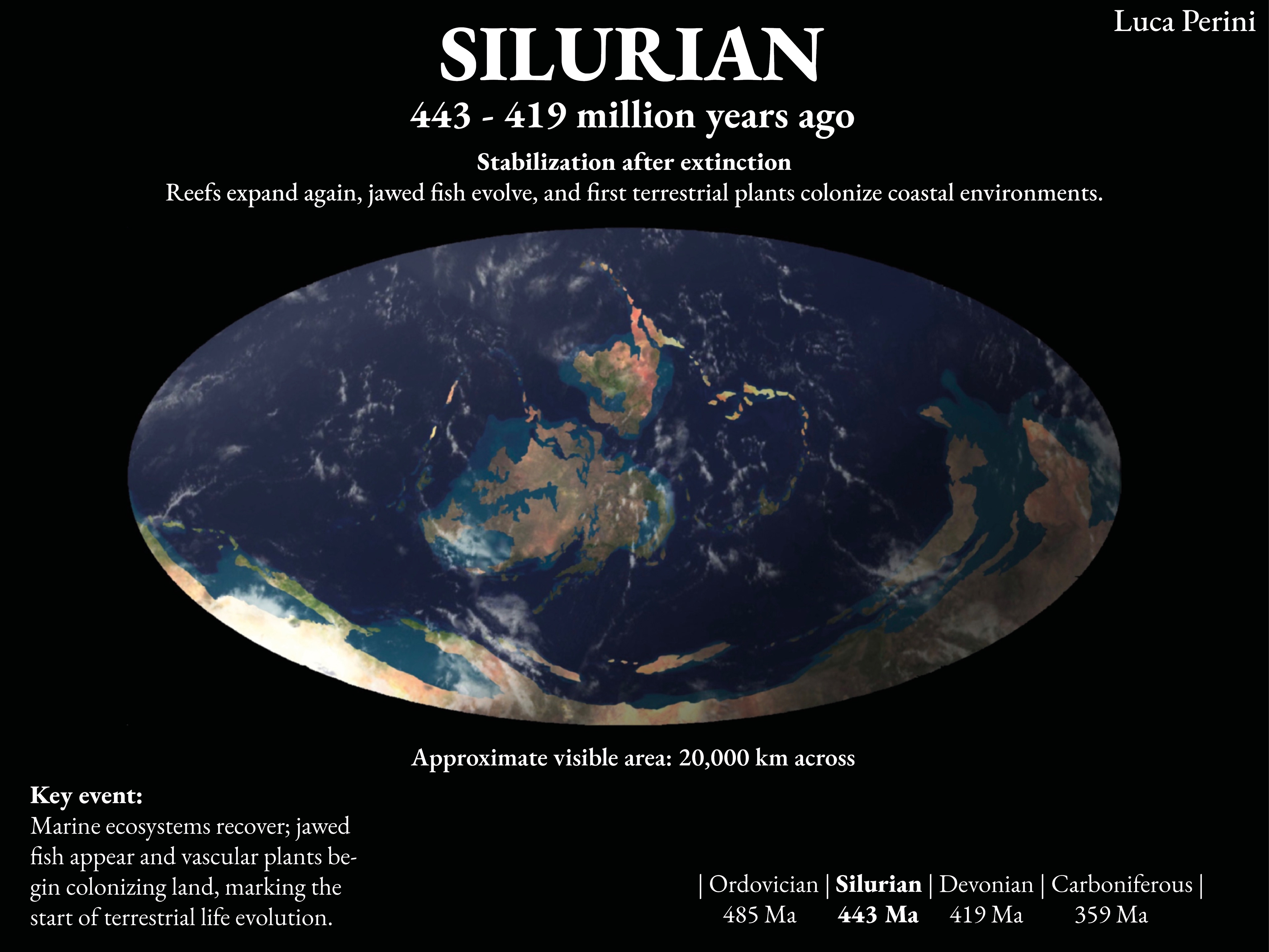 Silurian World Map