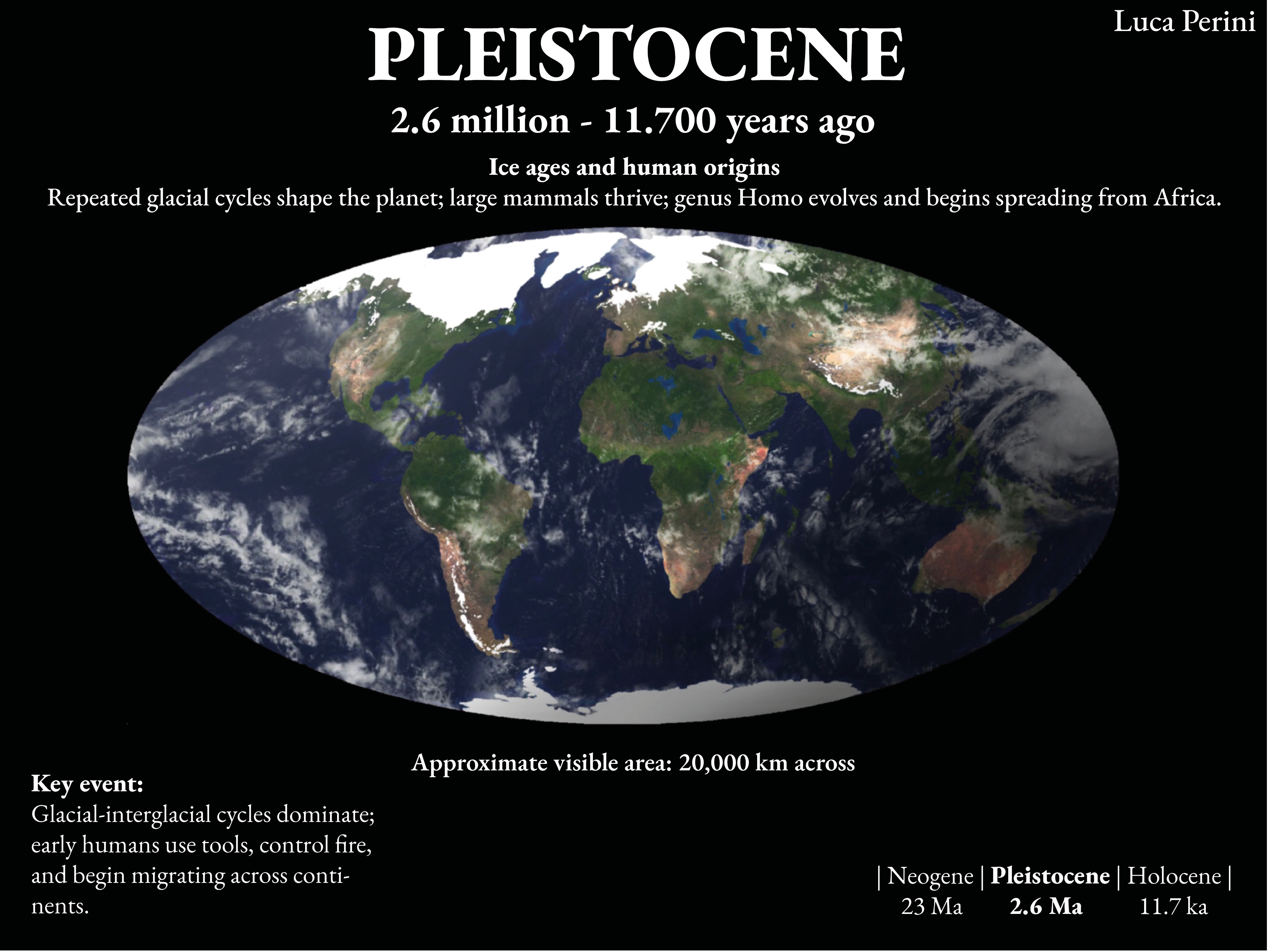 Pleistocene World Map