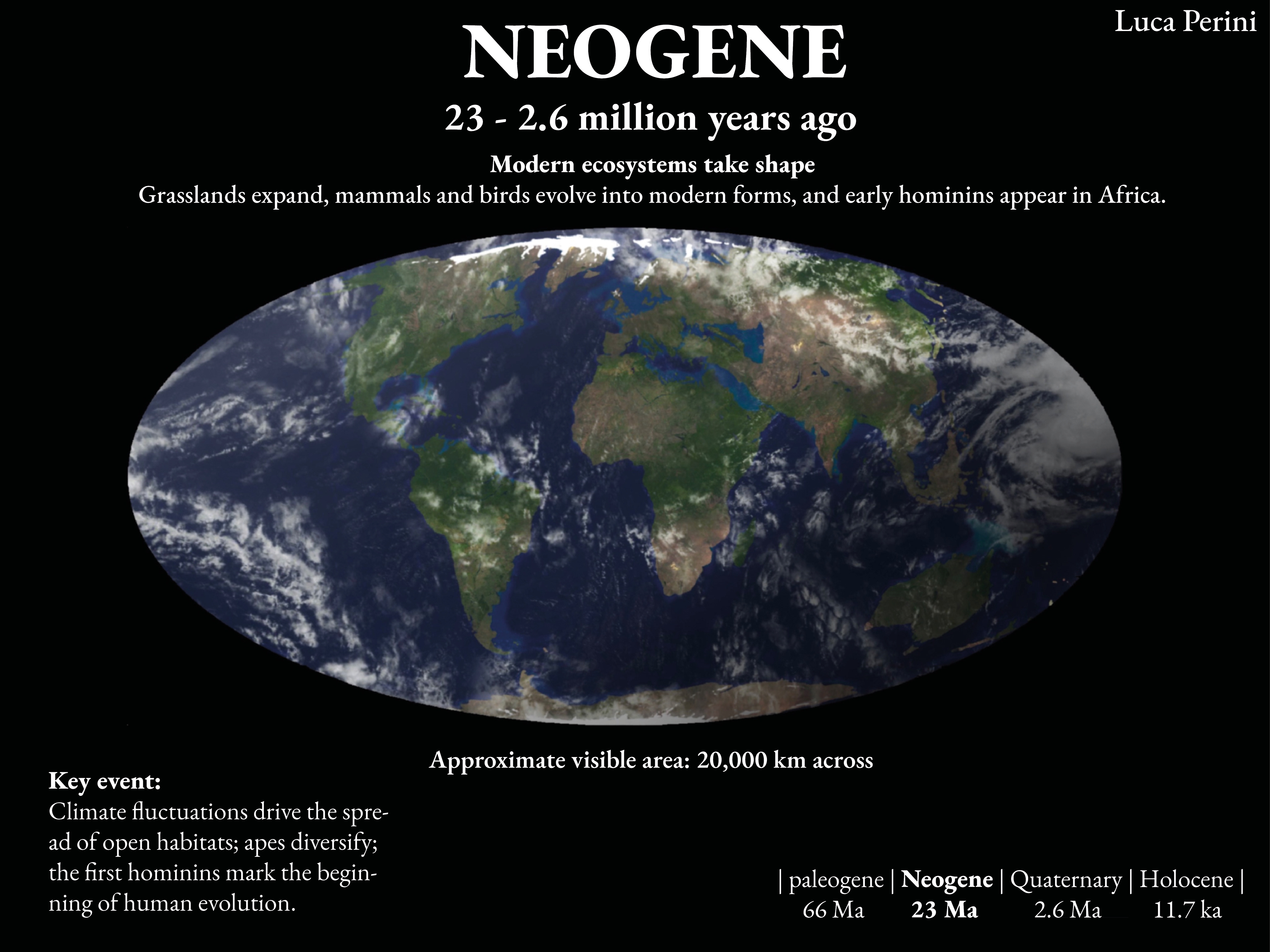 Neogene World Map