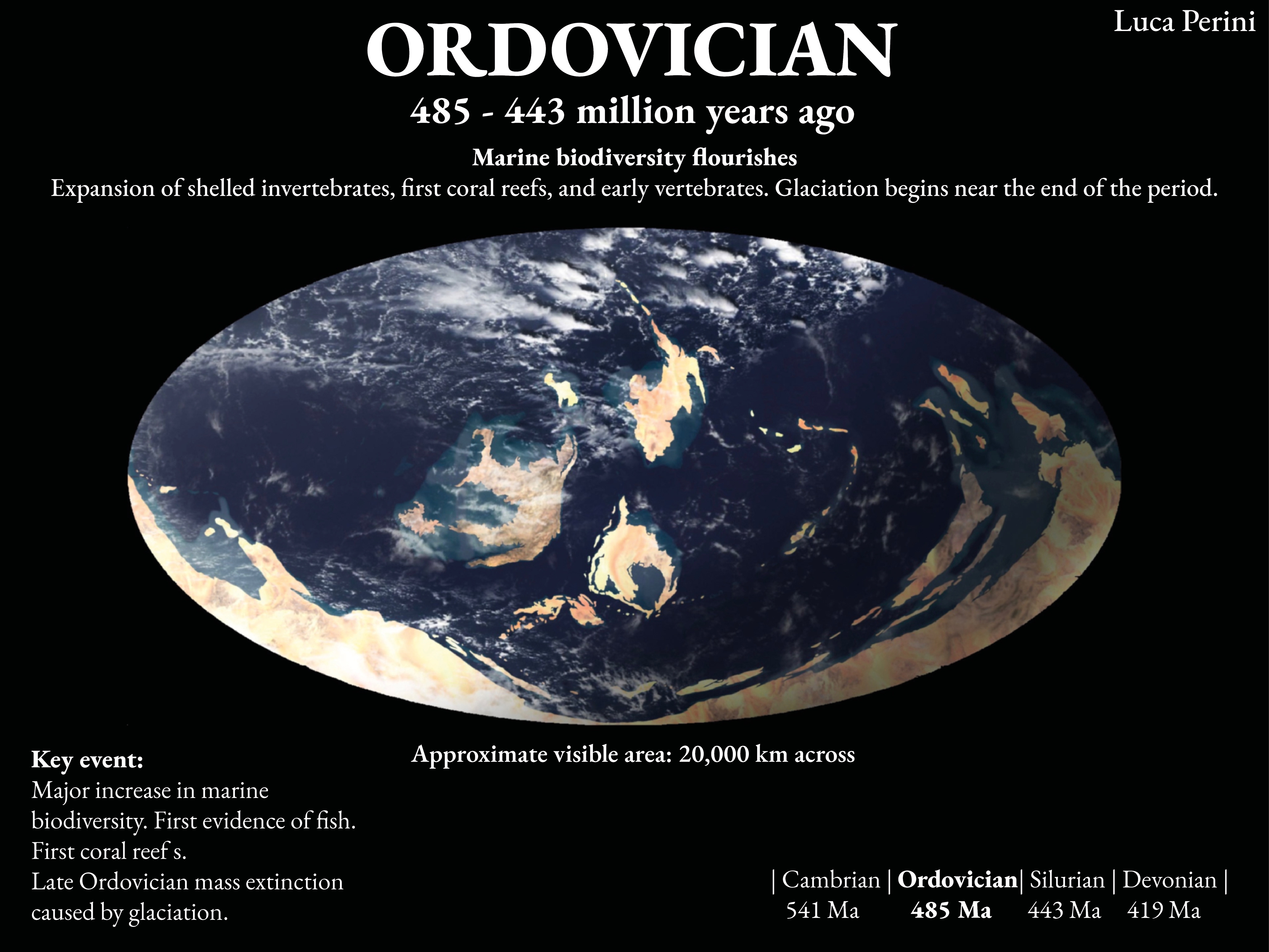 Ordovician World Map