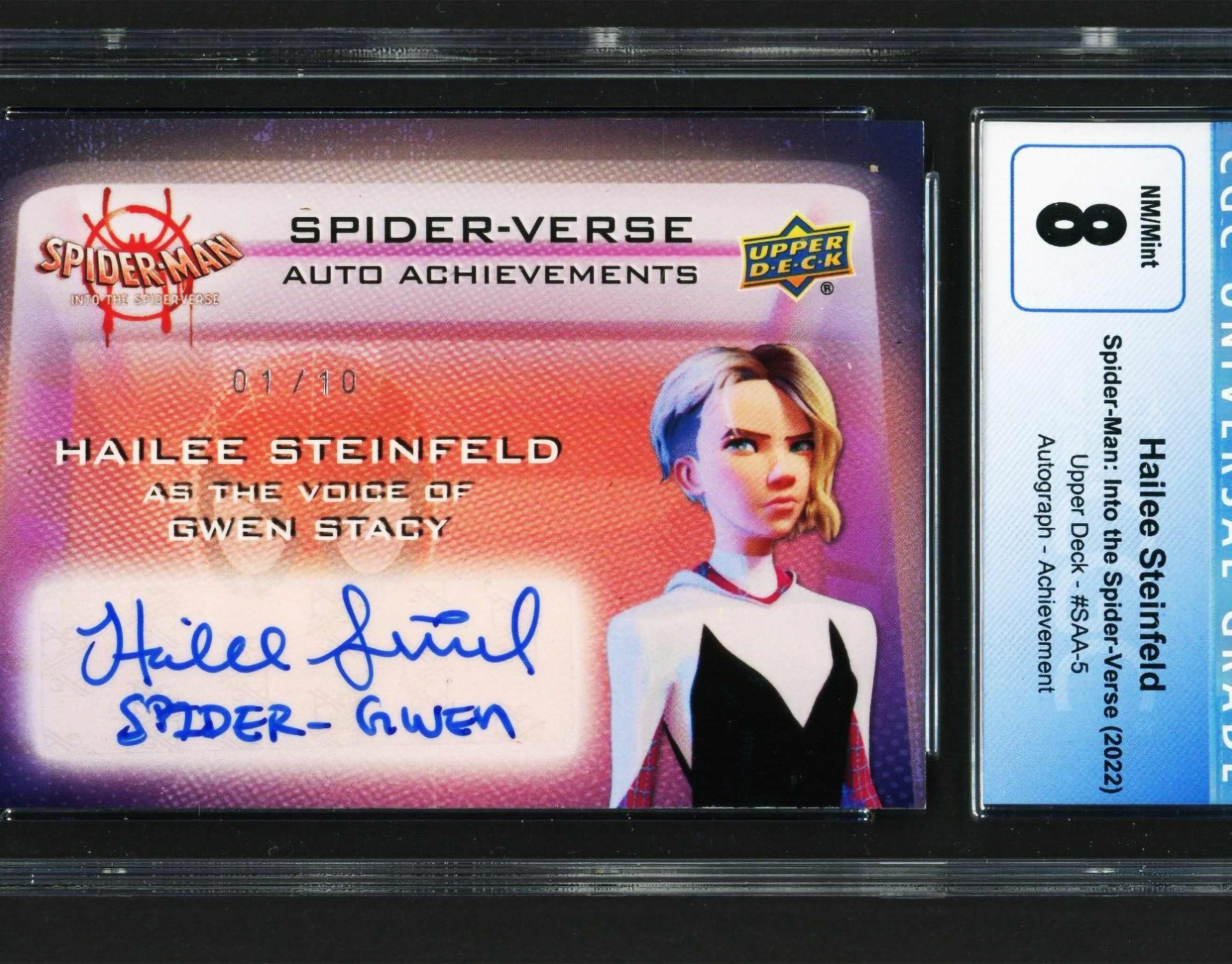 Nathan Aaron's Website Portfolio - Autographed Spider-Verse Gwen Stacey ...