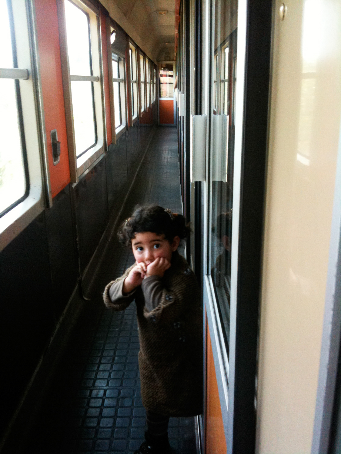 On train Delhi