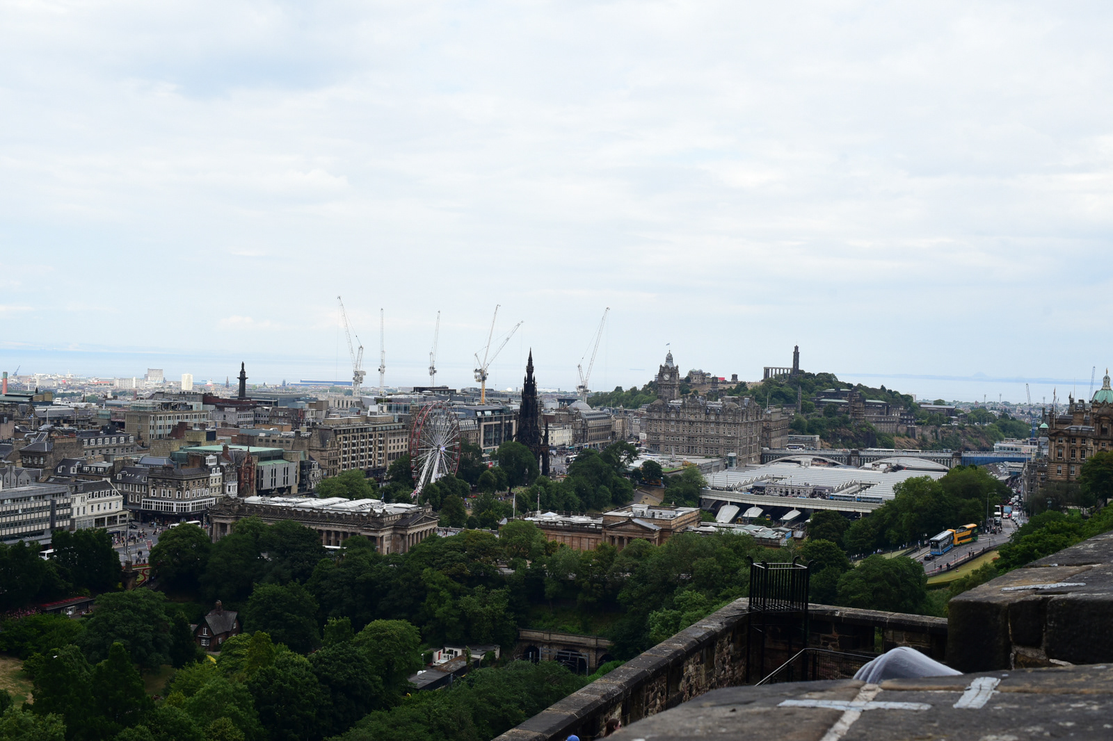 New Town from Edinburgh Castle