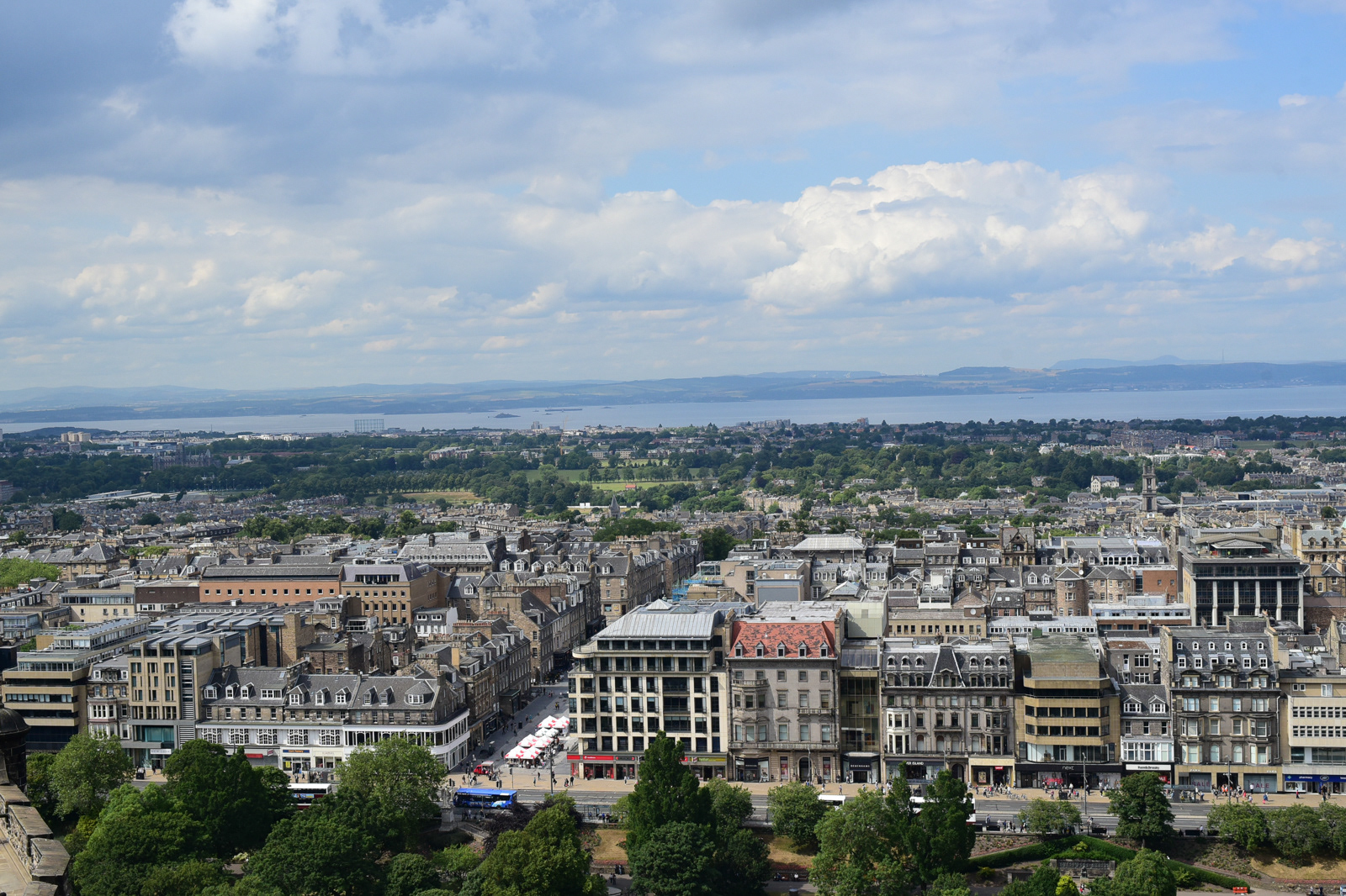 view from Edinburgh Castle