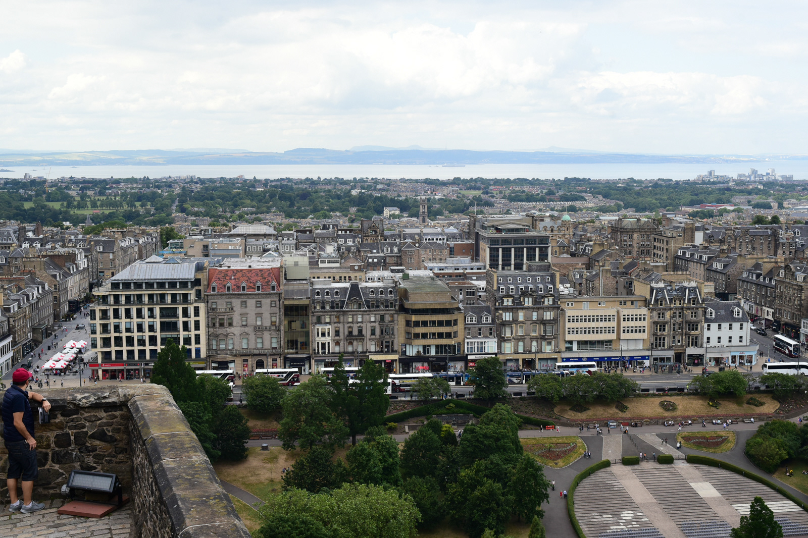 New Town from Edinburgh Castle