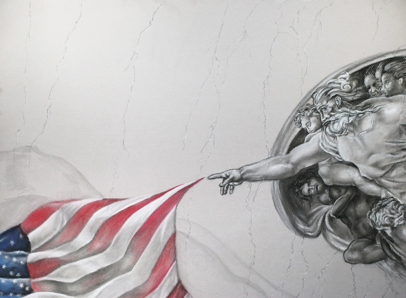 And God Created America — 20 x 16 —$1000