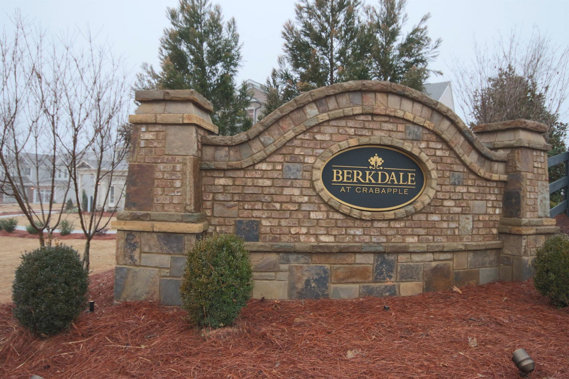 berkdale at crabapple  |  pulte homes  |  georgia  |  logo design