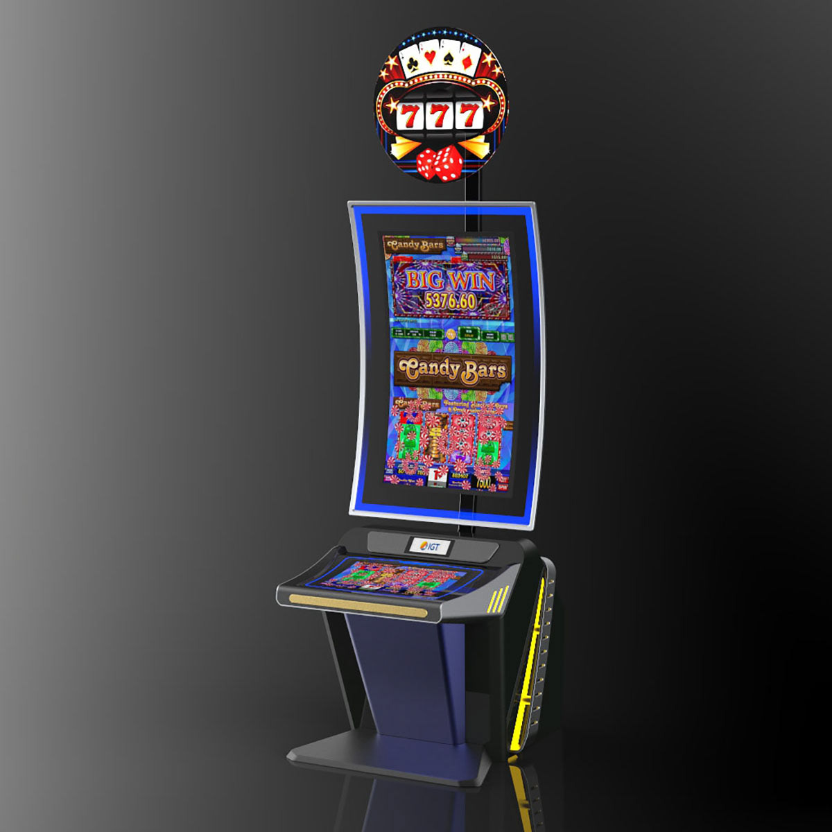 Curved Display Slot Machine concept design
