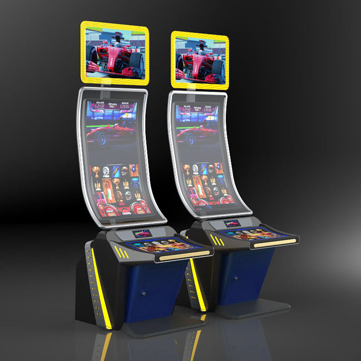 Curved Display Slot Machine concept design