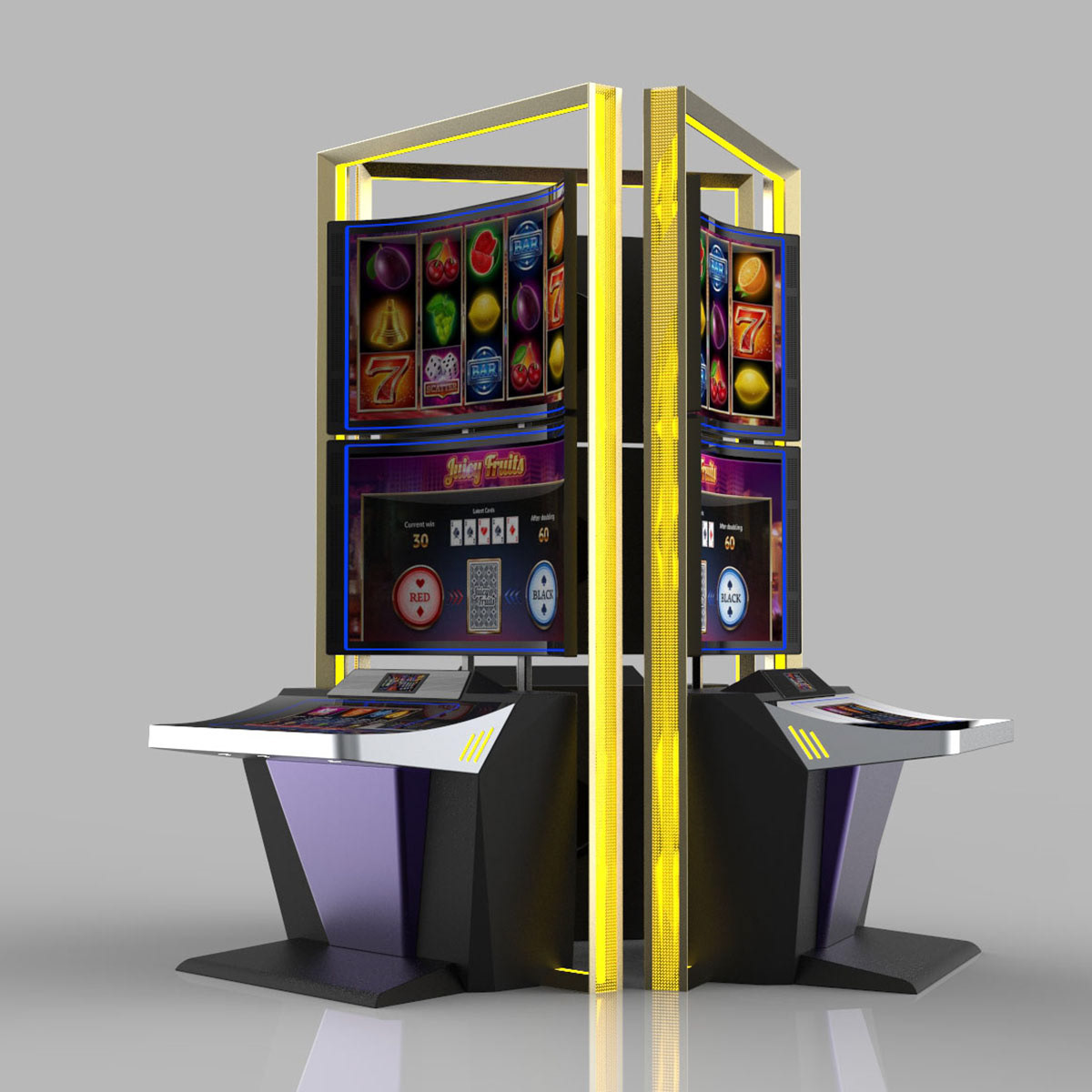 Curved Display Slot Machine concept design