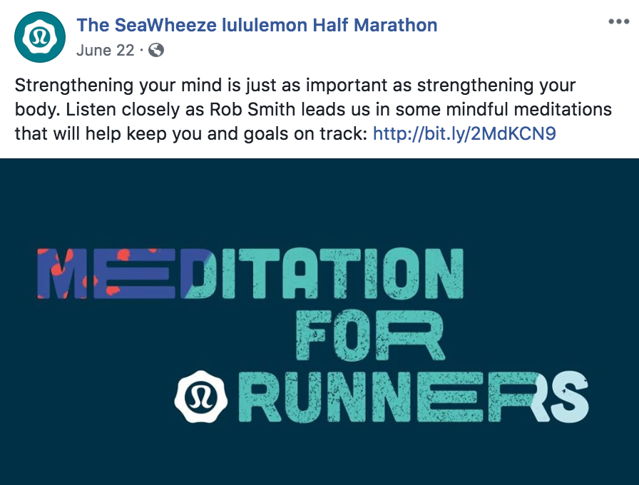 Random draw registration for the Seawheeze Lululemon Half Marathon