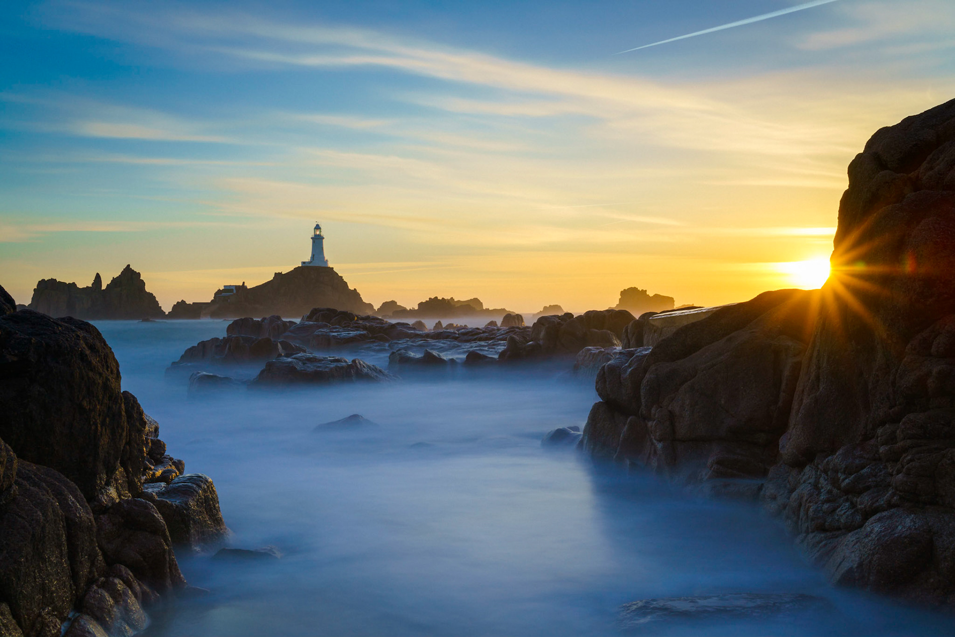 La Corbiere Lighthouse @ Sunset, Jersey
