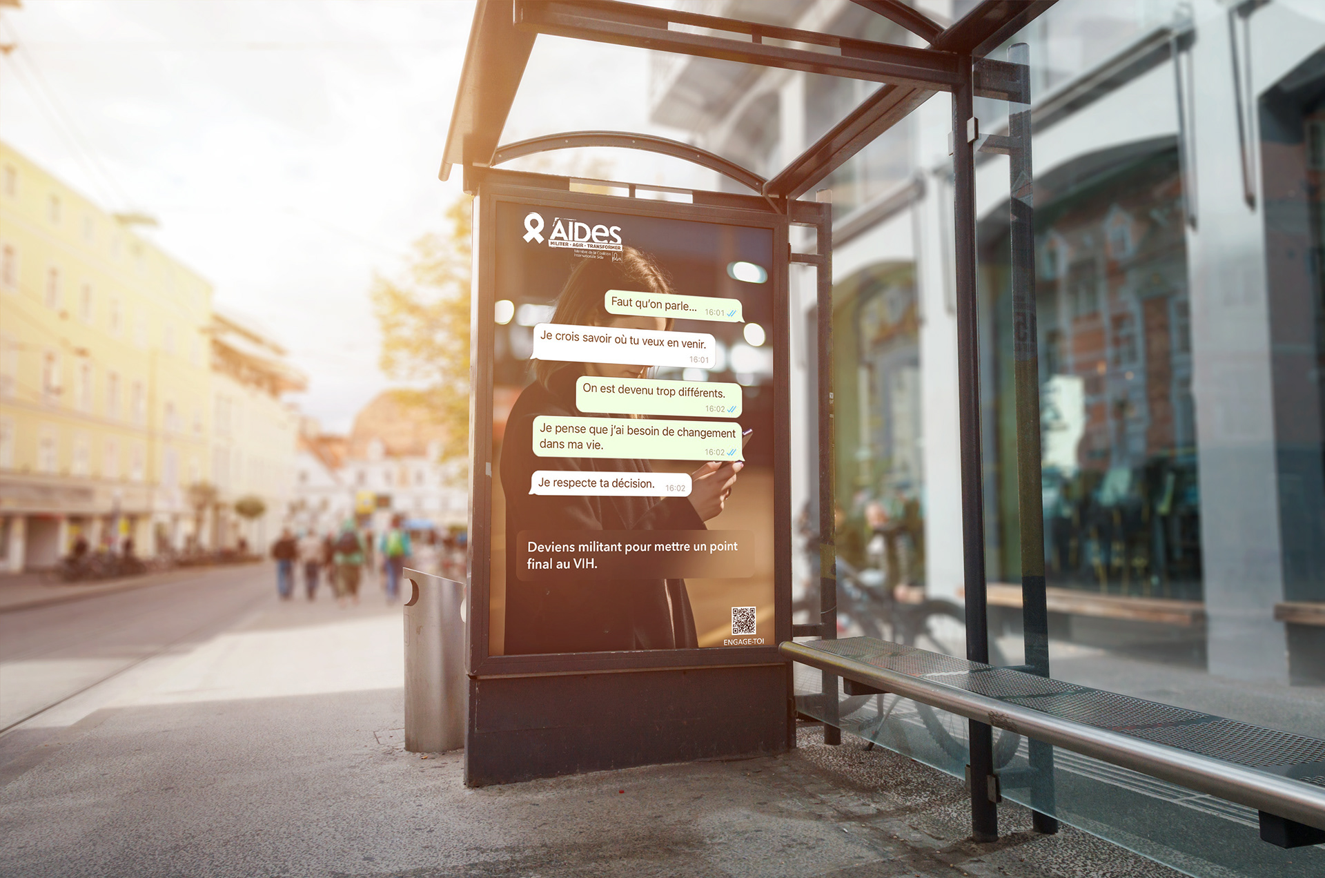 Affichage abribus vertical 2