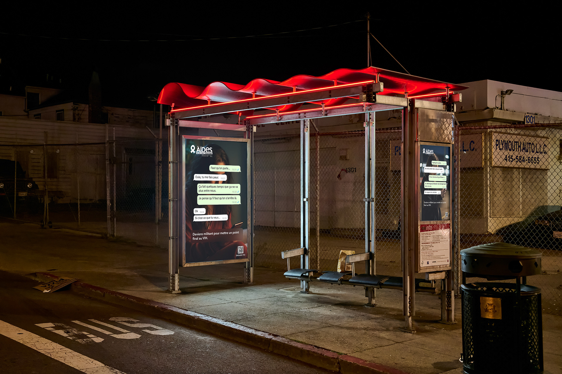 Affichage abribus vertical 3