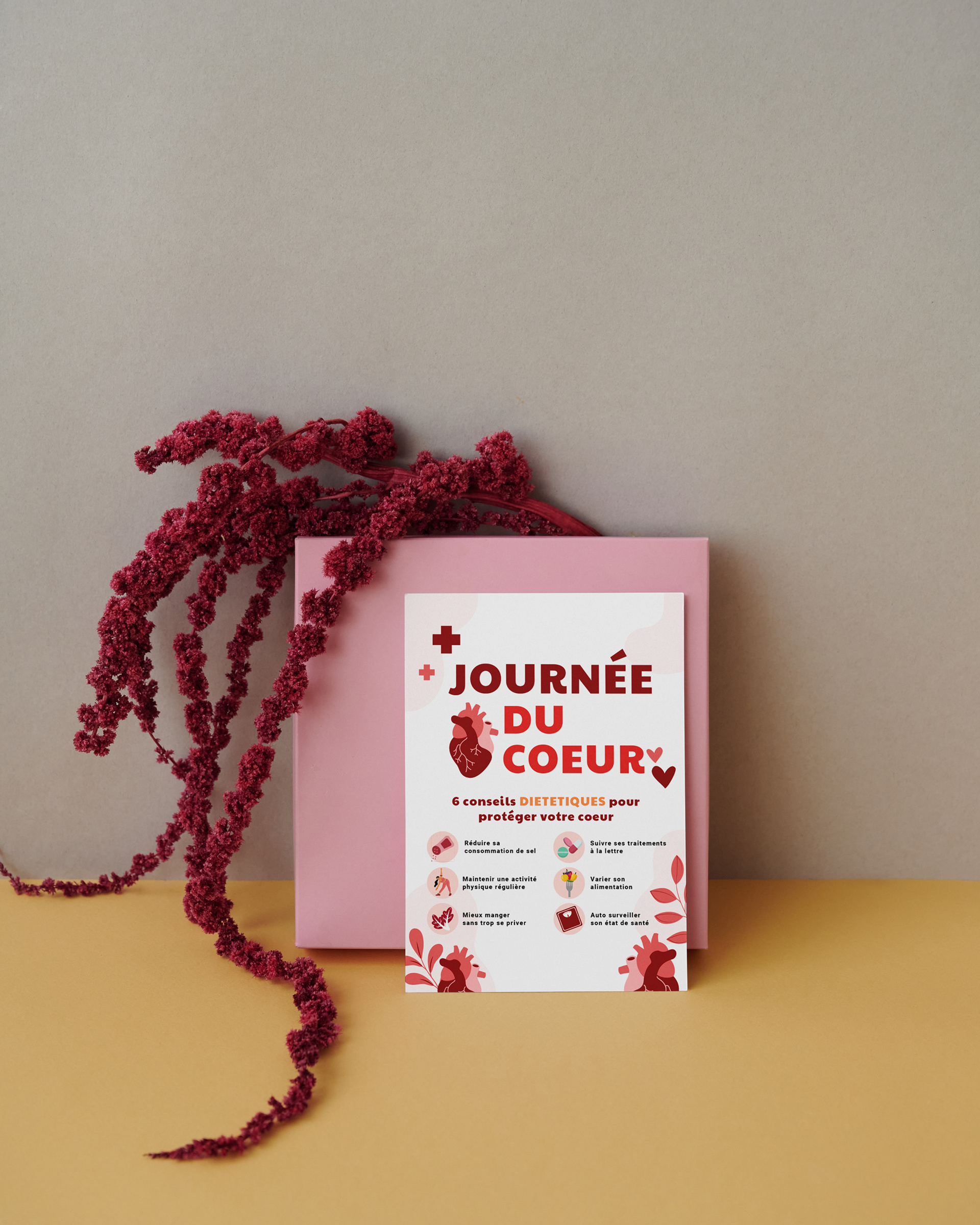 Flyer de conseils à l'occasion de la Journée Du Coeur 2