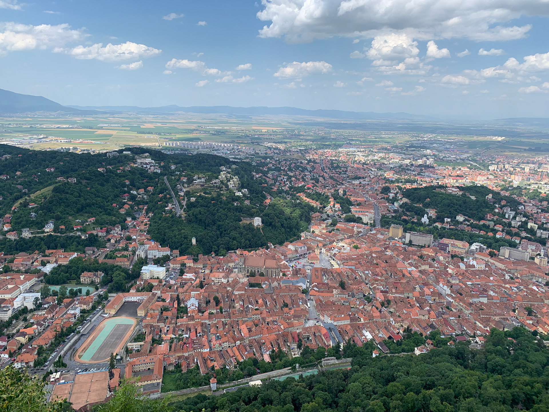 View of Brasov from Tampa