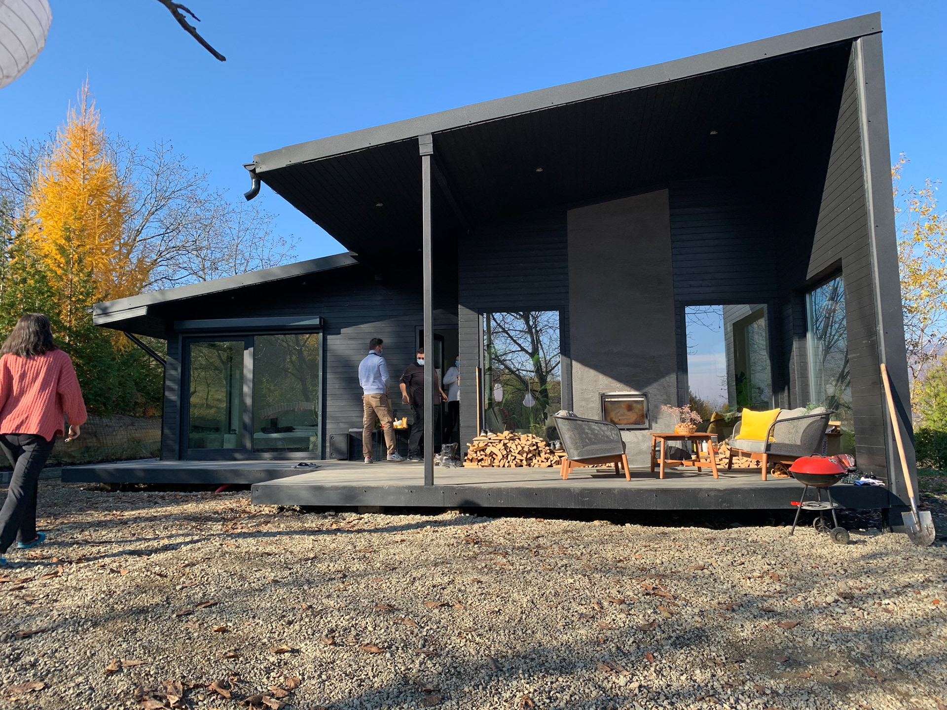 Porch at Black Walnut House!