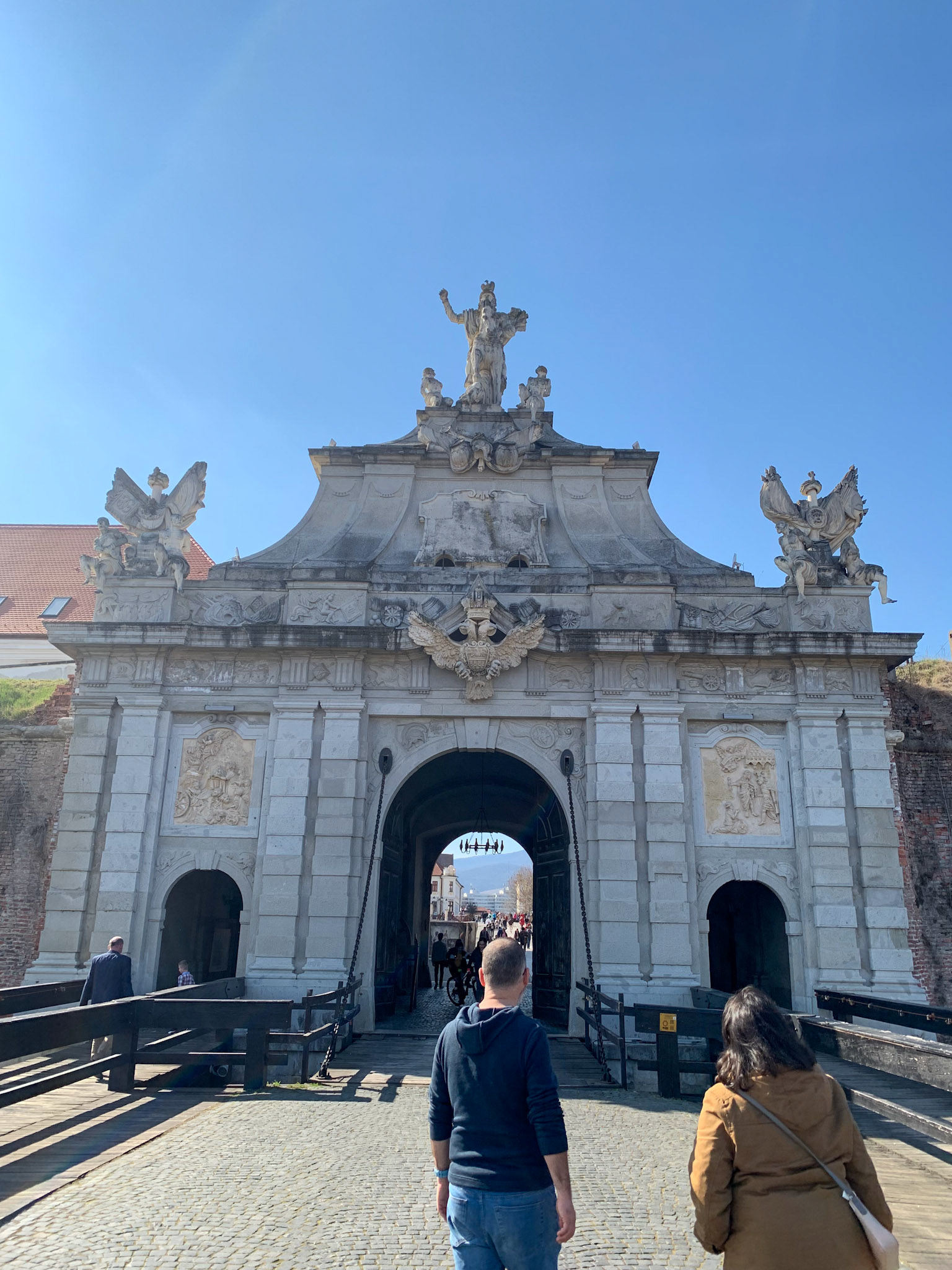 The third gate of the Fortress of Alba Iulia