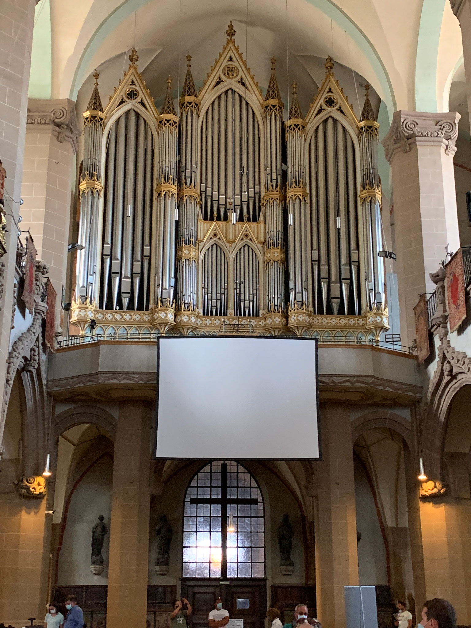 Church Organ inside the Black Church