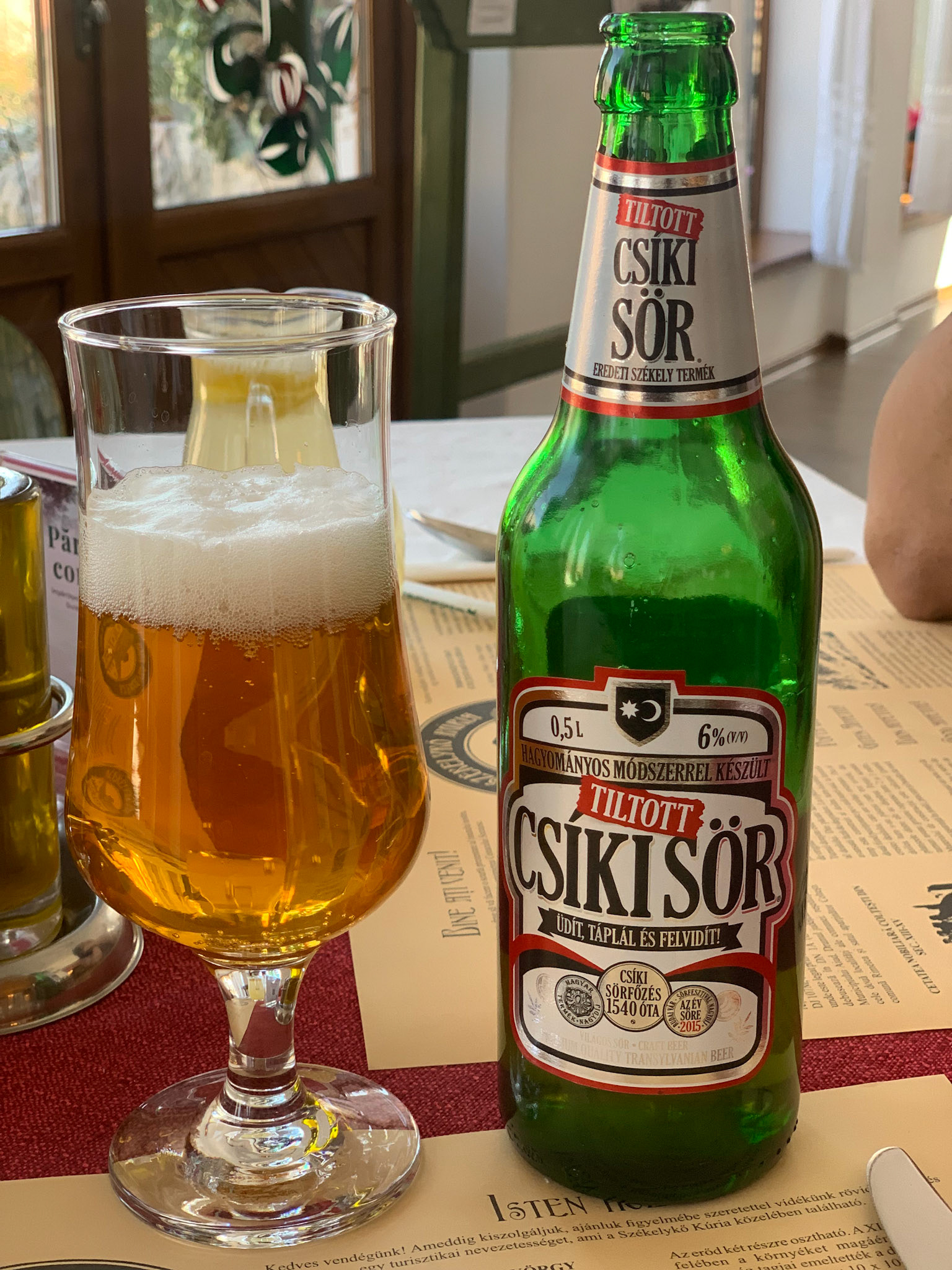 Csikisor - Hungarian beer, made in Romania