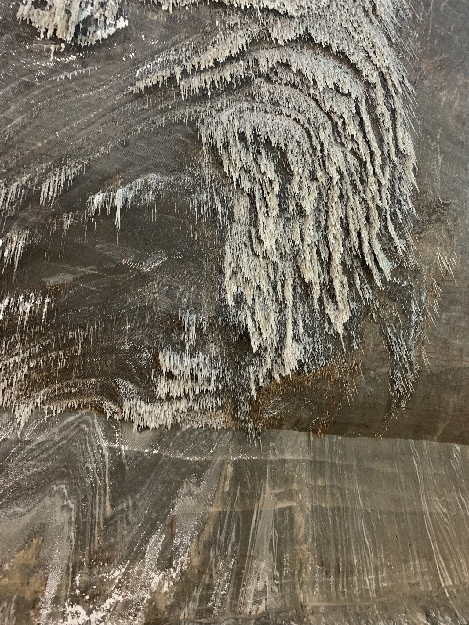 Stalactites from salt