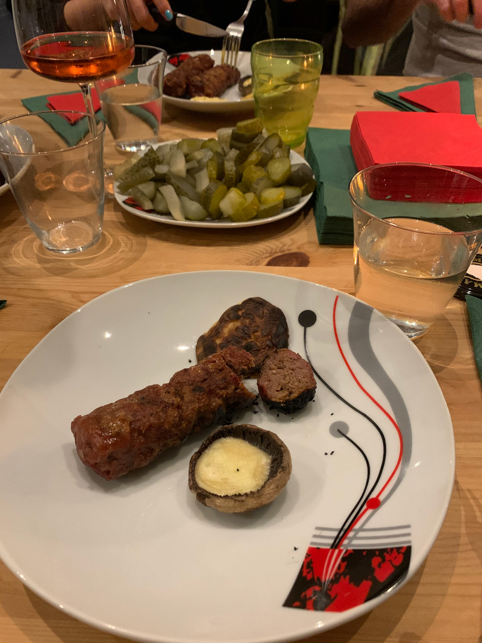 Mici, Mushroom with Cheese