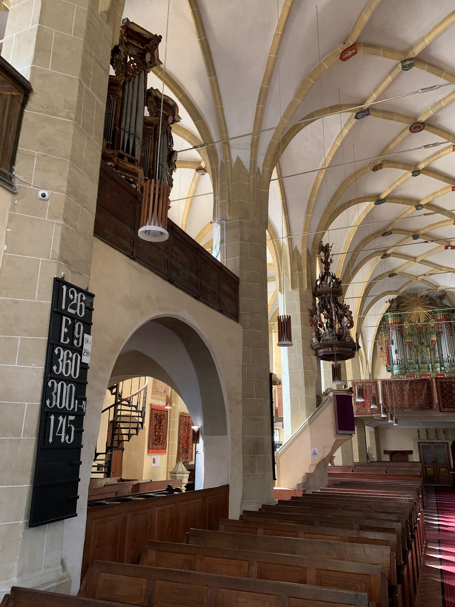 You can see the church organs on the near as well as the far side.