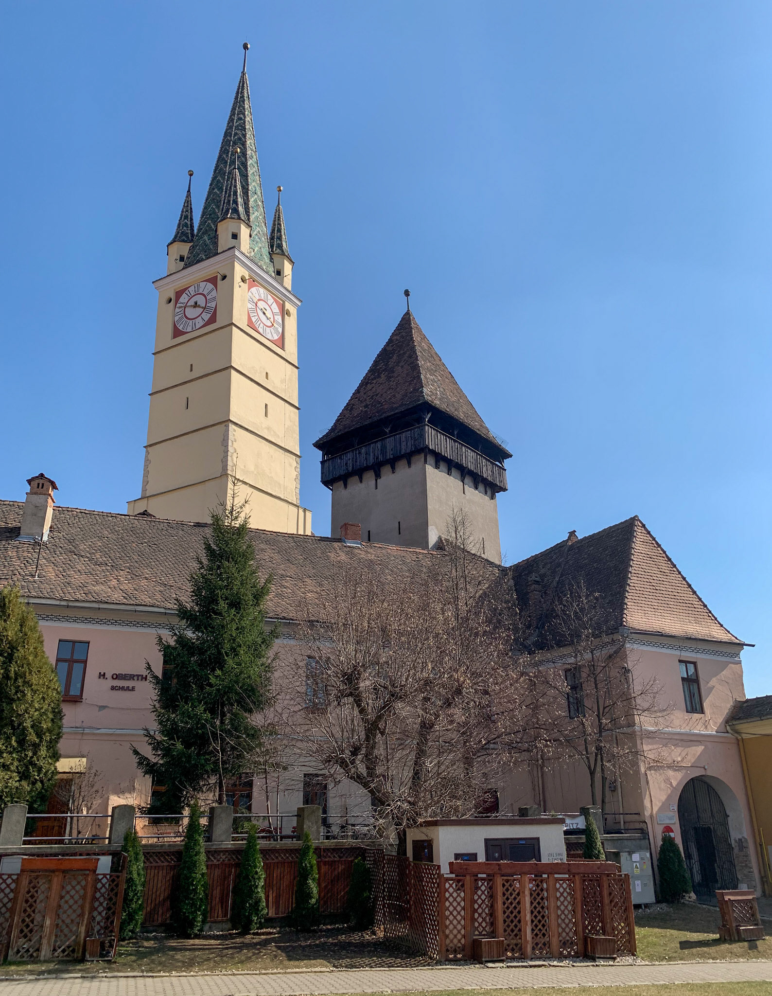 A large church fortress, first built between1438 and 1488