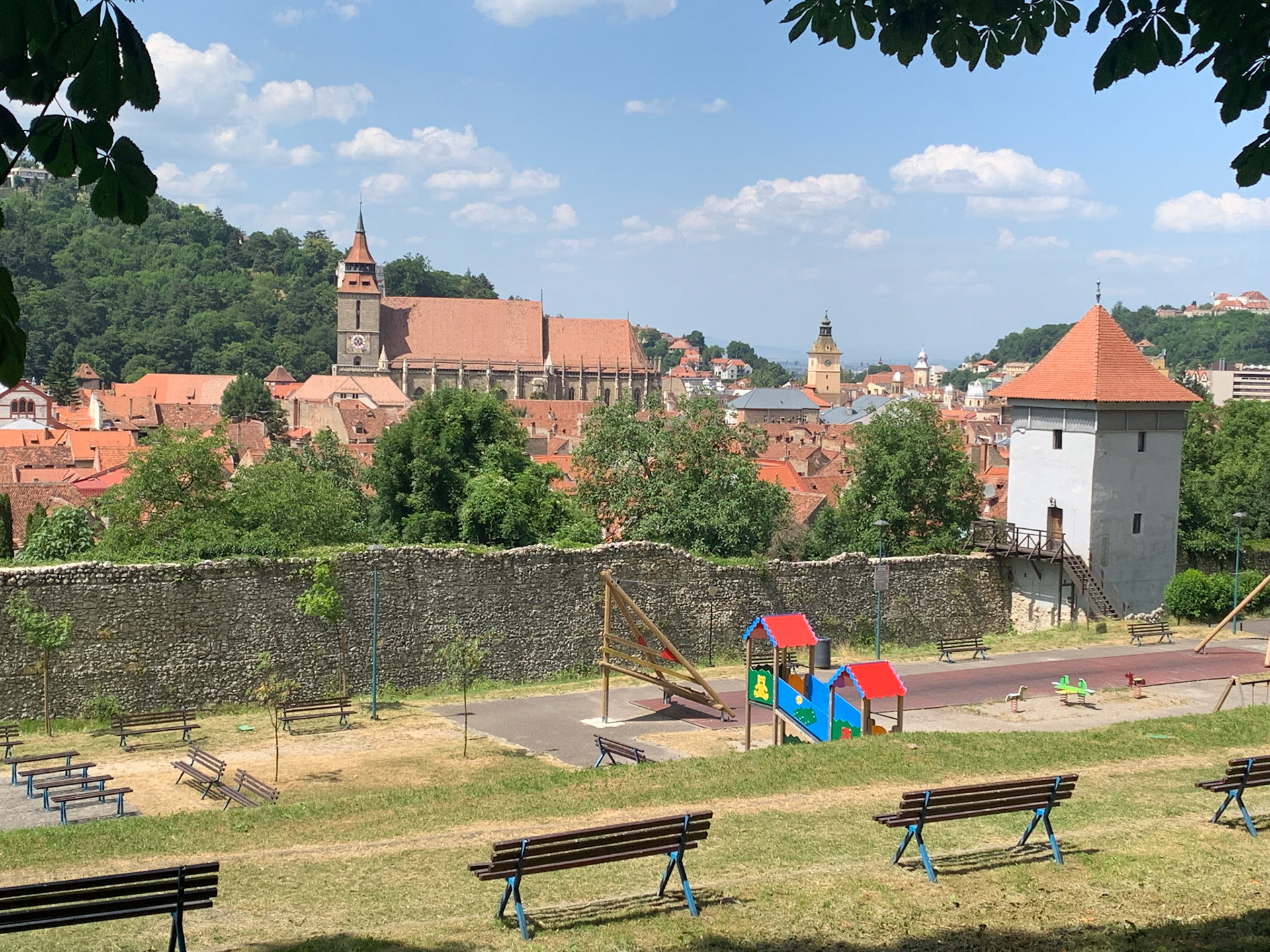 Walking through Brasov City Center