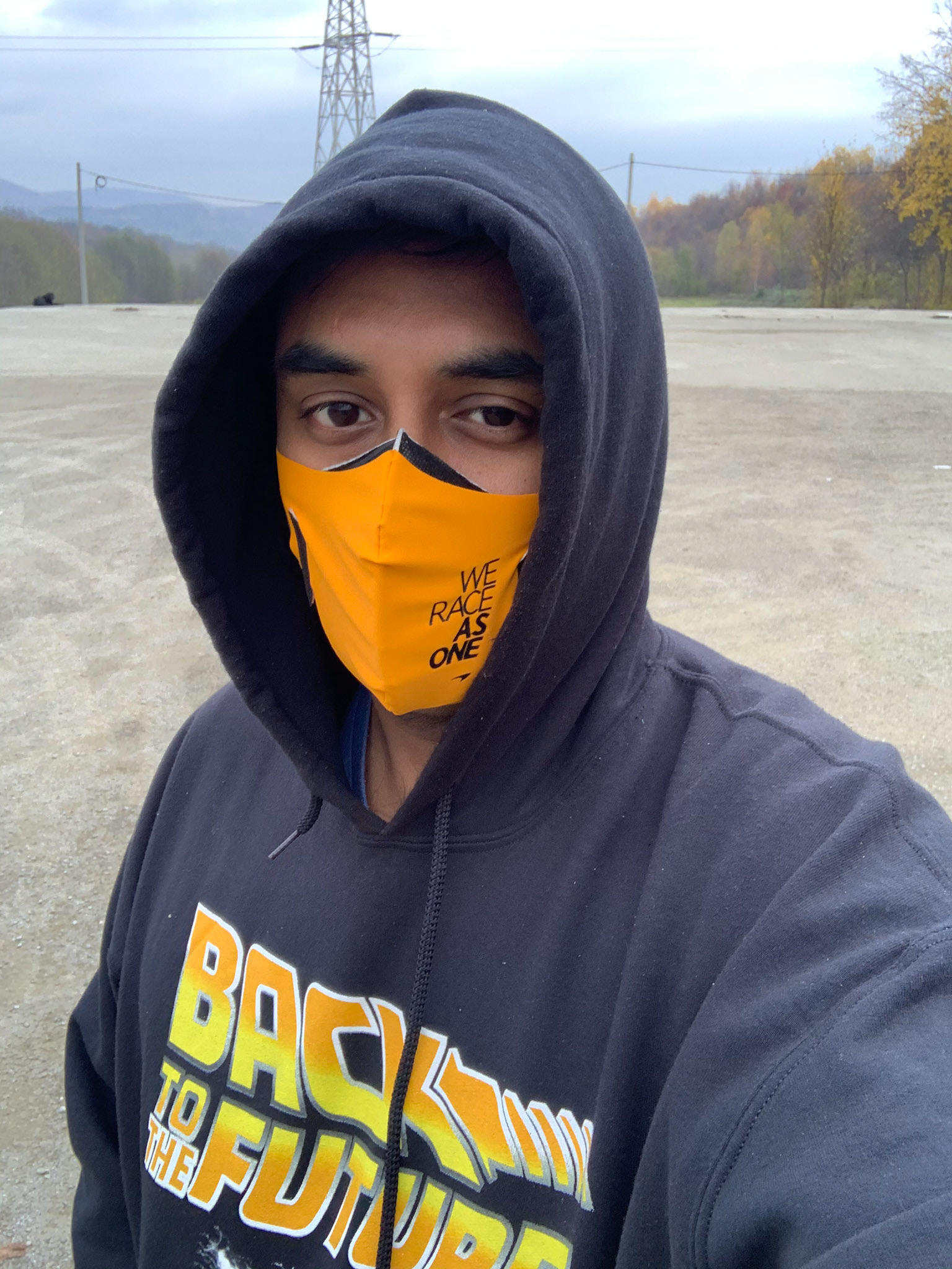 Can you make out it was cold?