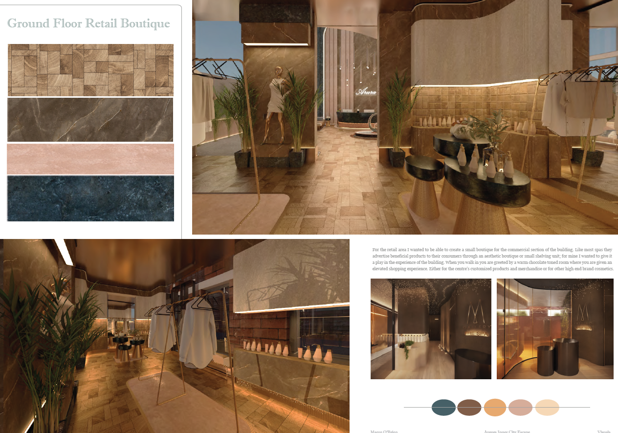 Luxury Calming Enterence and Wellness Boutique